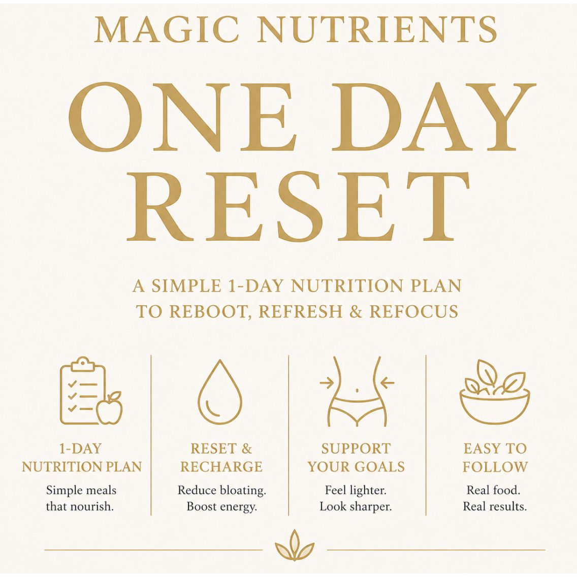 Magic One Day Plan